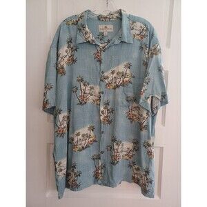 Island Shores Hawaiian buttonup shirt mens XXL beach vacation resort party